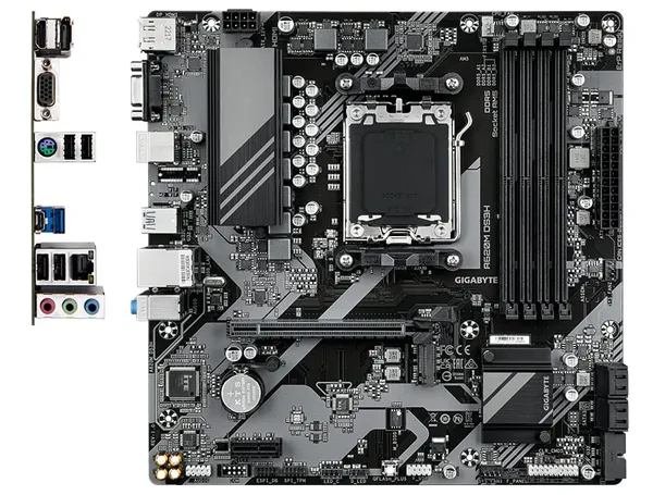 Placă de bază GIGABYTE A620M DS3H AM5 Micro ATX DDR5 - imagine 2