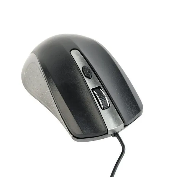 Mouse GEMBIRD MUS-4B-01-GB Cu Fir Optic Negru-Gri