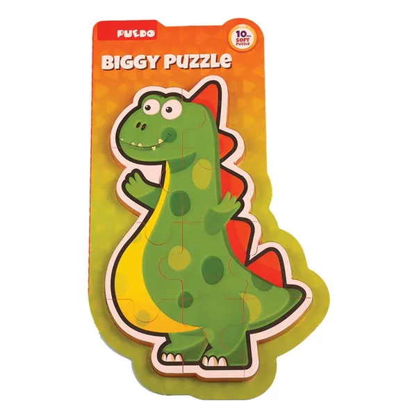 Puzzle PUEDO TOYS Maxi 10 Piese Verde Spumă EVA
