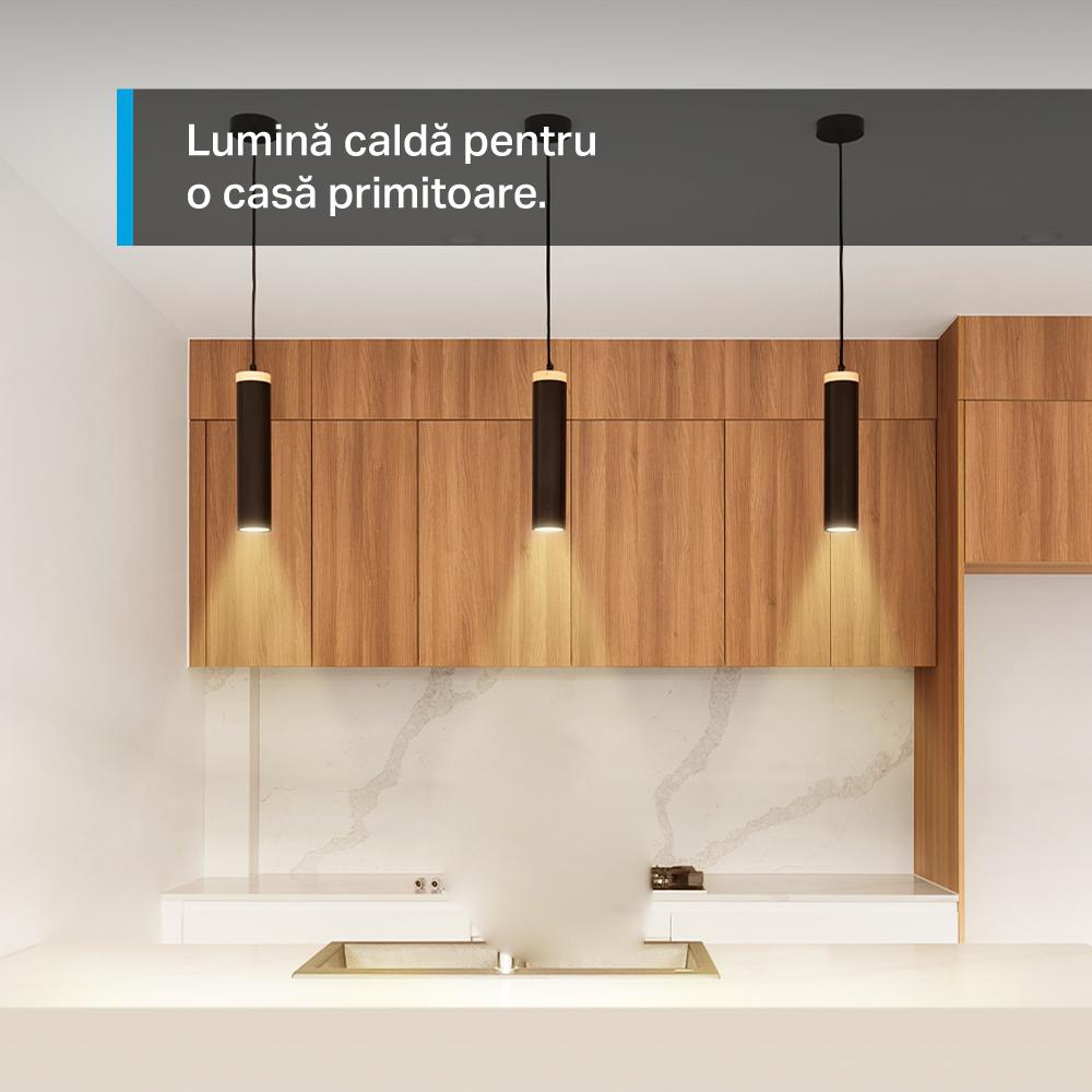 Bec LED Wi-Fi Smart TP-LINK Tapo L610 350lm 2.9W GU10 Multicolor cu reglarea temperaturii și intensității - imagine 3