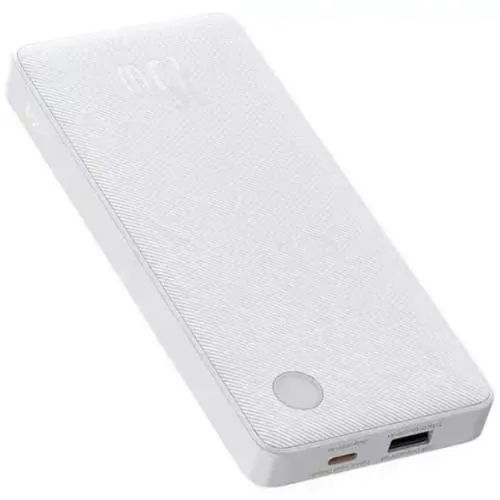 Baterie Externă BASEUS Airpow Lite 10000mAh 15W Alb - imagine 1