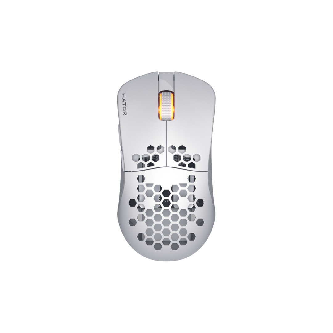 Mouse HATOR Stellar Pro Wireless Alb 26000 DPI - imagine 3