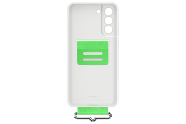Husă Telefon SAMSUNG Galaxy S21 FE Silicone Cover Albă EF-GG990TWEGWW