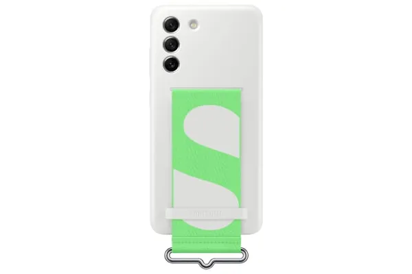 Husă Telefon SAMSUNG Galaxy S21 FE Silicone Cover Albă EF-GG990TWEGWW - imagine 2