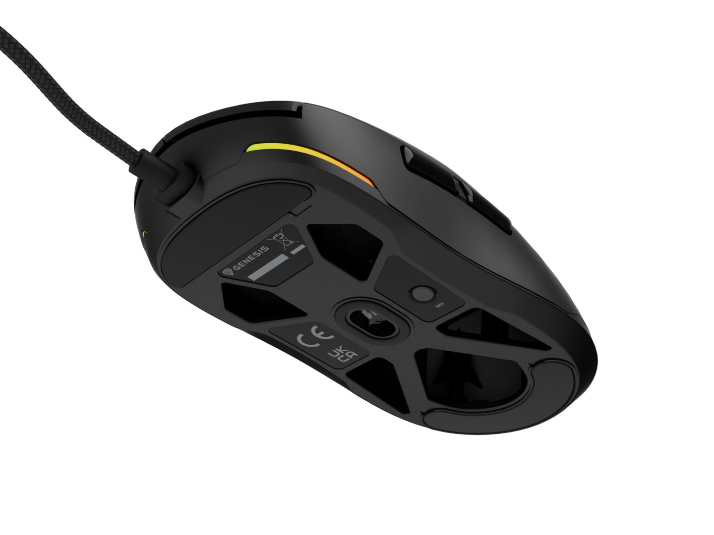 Mouse Gaming GENESIS Krypton 660 12000 DPI RGB USB Negru - imagine 8