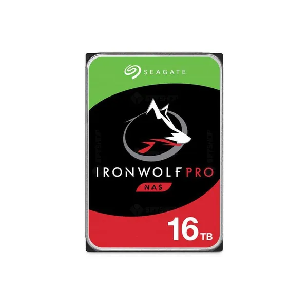 HDD NAS SEAGATE IronWolf Pro 16TB 7200RPM 256MB ST16000NT001