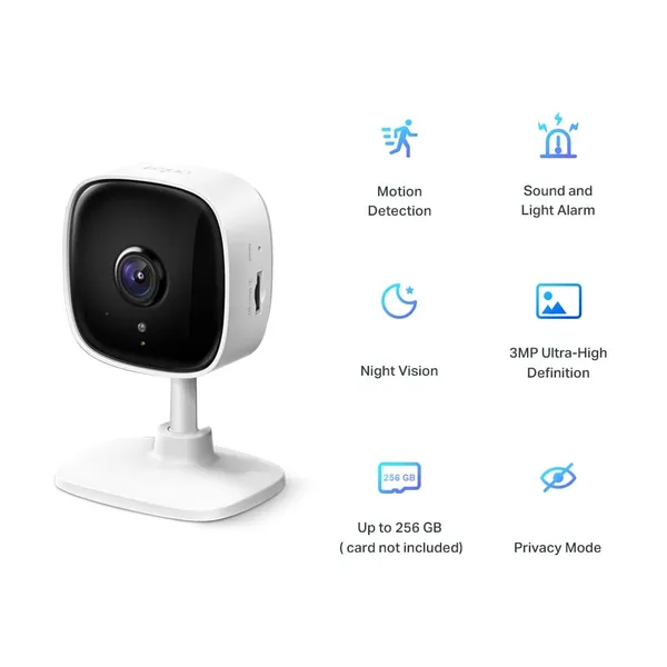 Cameră de supraveghere TP-LINK Tapo C110 Wireless HD 3MP - imagine 2