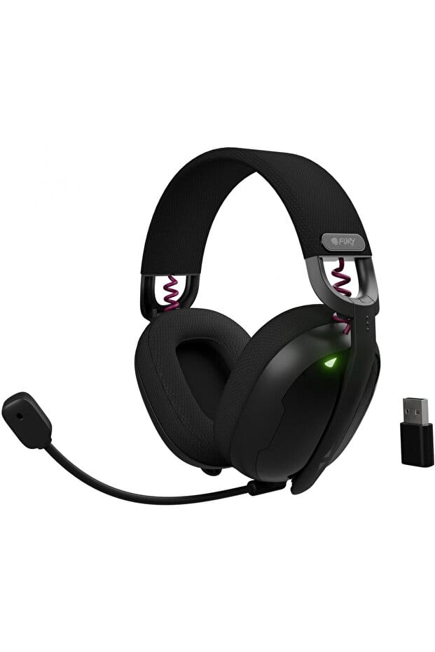 Căști Gaming Wireless FURY Fukiya F6 USB-C 40h Negru