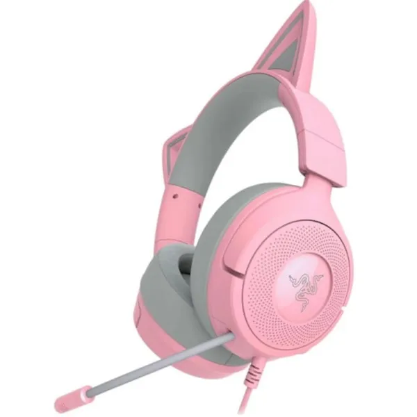Căști Gaming RAZER Kraken Kitty V3 X Roz - imagine 4