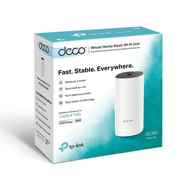 Sistem Mesh Wi-Fi TP-LINK Deco M4 AC1200 (1-Pack) - imagine 4