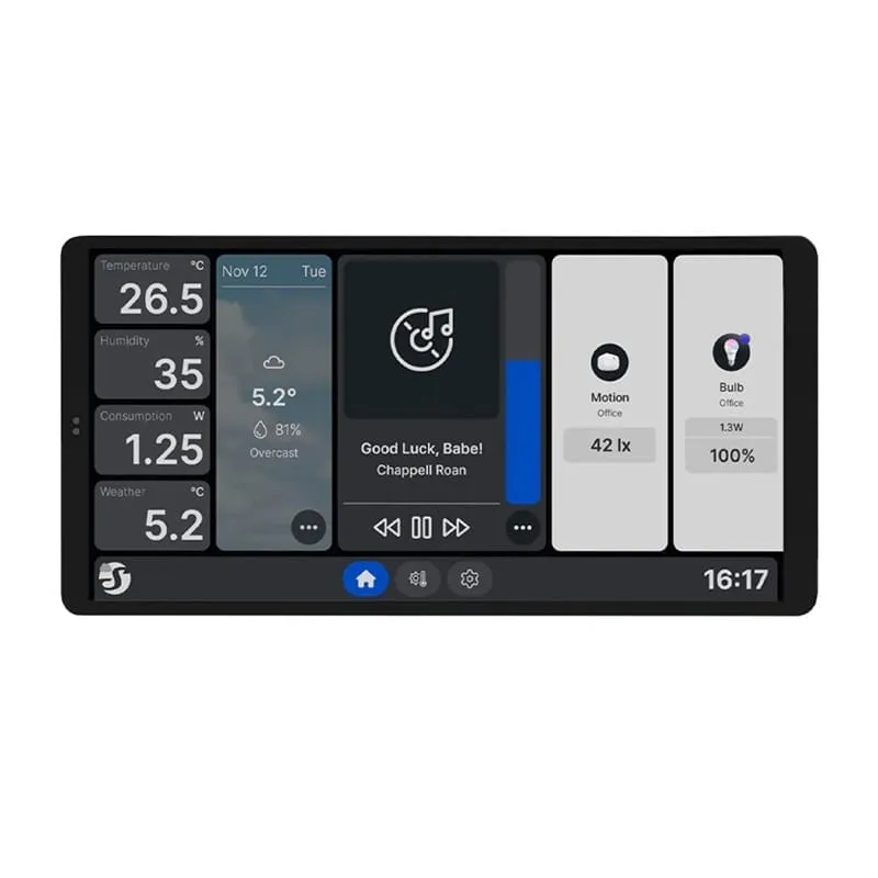 Panou Control SHELLY Wall Display X2 WiFi Bluetooth Alb