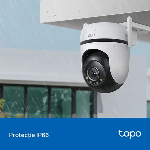 Camera IP Exterior TP-LINK Tapo C520WS 2K QHD 360° IP66 - imagine 12
