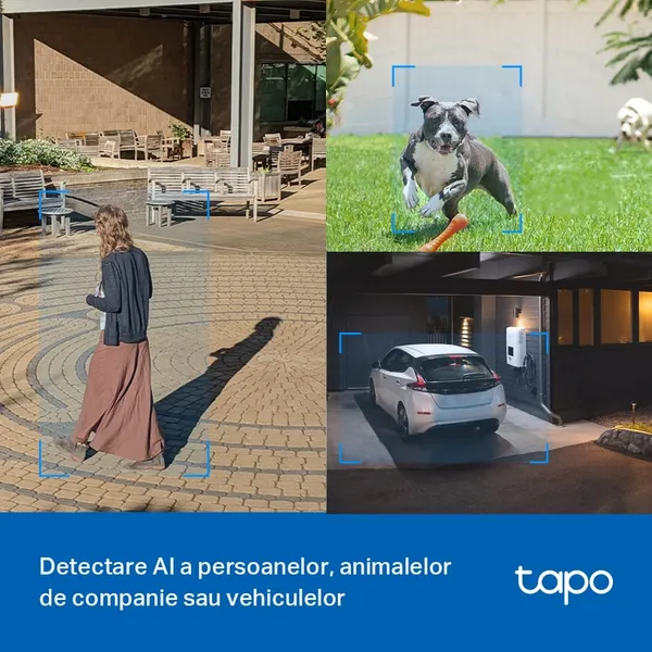 Camera IP Exterior TP-LINK Tapo C520WS 2K QHD 360° IP66 - imagine 7