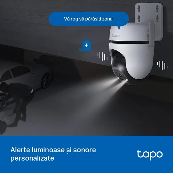 Camera IP Exterior TP-LINK Tapo C520WS 2K QHD 360° IP66 - imagine 8
