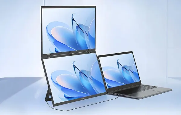 Monitor Portabil Dublu ZEUSLAP Z18W 18 inch Full HD - imagine 6