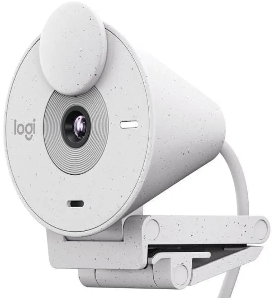 Webcam LOGITECH Brio 300 Full HD Off-White - imagine 11