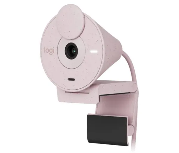 Webcam LOGITECH Brio 300 Full HD Off-White - imagine 6