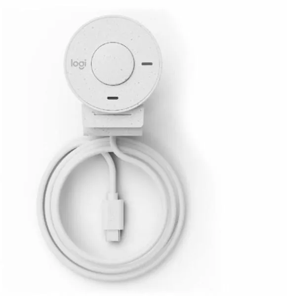 Webcam LOGITECH Brio 300 Full HD Off-White - imagine 8