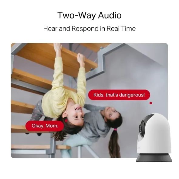 Cameră de Supraveghere MERCUSYS MC230 Wi-Fi Pan/Tilt 3K Audio Bidirecțional - imagine 6