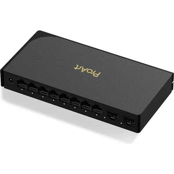 Switch ASUS ProArt PQG-U1080 8-Port 2.5G + 2-Port 10G SFP+ Negru - imagine 2