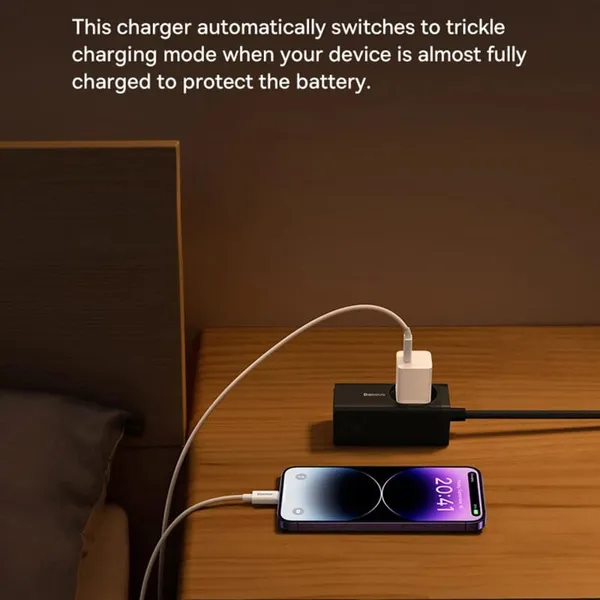 Încărcător Rețea BASEUS Mini GaN5 30W USB-C Albastru CCGN070603 - imagine 5