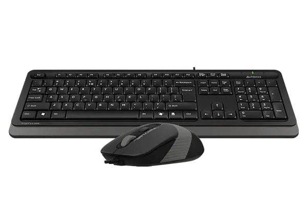 Kit Tastatură și Mouse A4TECH Fstyler FM10+FK10 cu Fir USB Gri - imagine 2