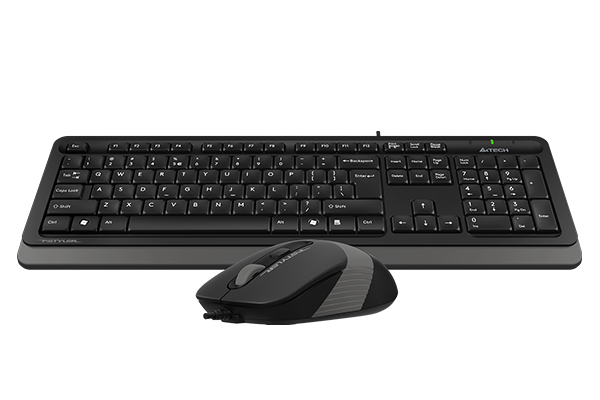 Kit Tastatură și Mouse A4TECH Fstyler FM10+FK10, cu fir, USB, Gri - imagine 2