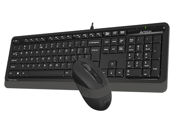 Kit Tastatură și Mouse A4TECH Fstyler FM10+FK10, cu fir, USB, Gri - imagine 4
