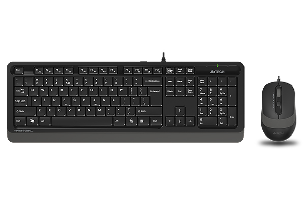 Kit Tastatură și Mouse A4TECH Fstyler FM10+FK10, cu fir, USB, Gri - imagine 5