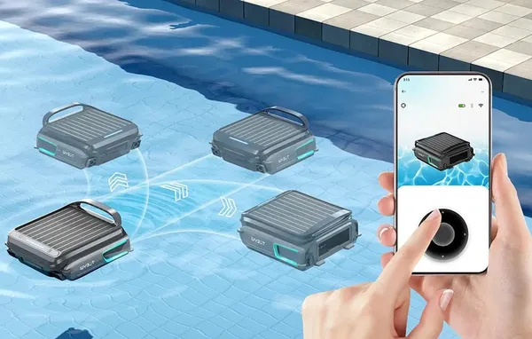 Robot Curățare Piscină WYBOT F1 Wireless Solar - imagine 7
