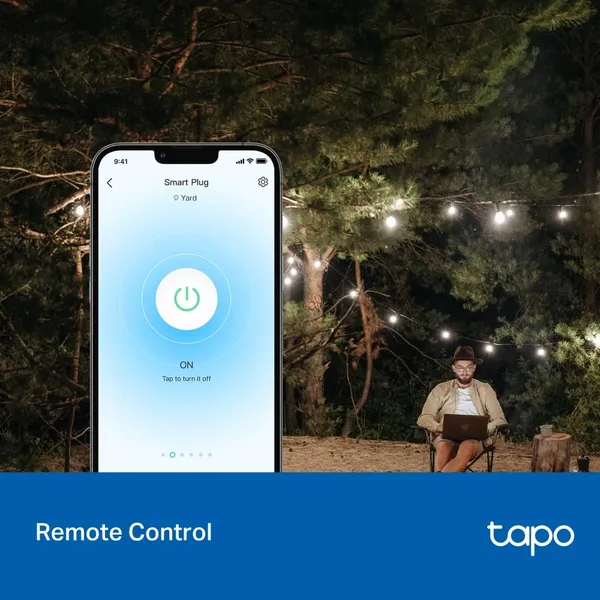 Priză inteligentă TP-LINK Tapo P410M Wi-Fi Exterior Matter IP54 - imagine 11