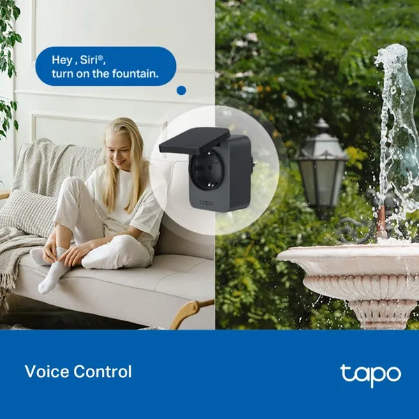 Priză inteligentă TP-LINK Tapo P410M Wi-Fi Exterior Matter IP54 - imagine 9