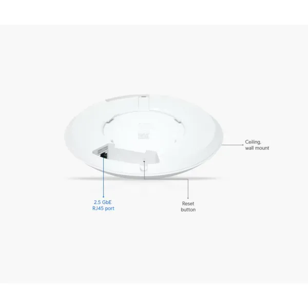 Access Point UBIQUITI U7 Long-Range WiFi 7 PoE Dual-Band Alb - imagine 6