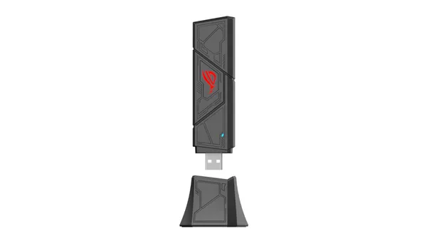Adaptor WiFi ASUS USB-BE92 BE6500 WiFi 7 Tri-band 6 GHz - imagine 2