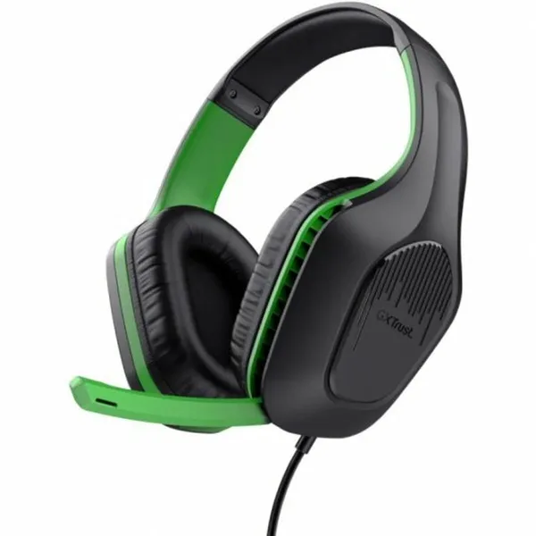 Headset TRUST GXT 415X ZIROX Gaming Cu Fir Negru Verde TR-24994