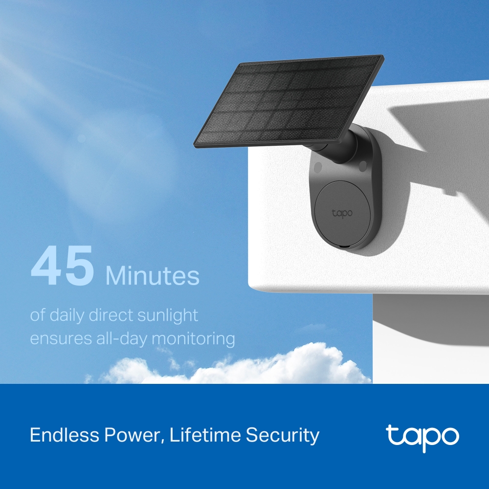 Cameră de securitate TP-LINK Tapo C411 KIT cu panou solar - imagine 4