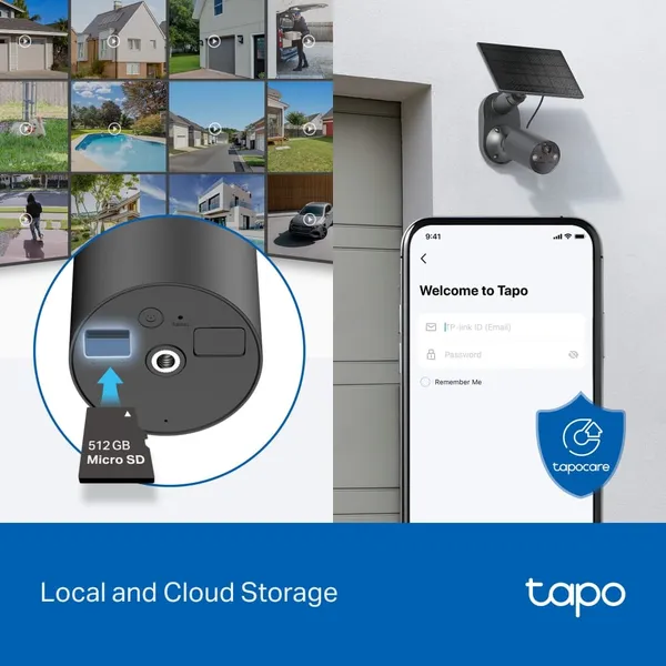 Cameră de securitate TP-LINK Tapo C411 KIT, 2K, cu panou solar - imagine 9