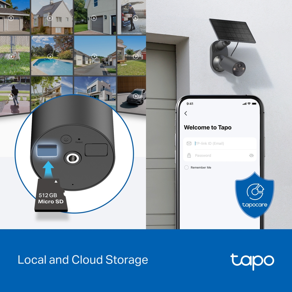 Cameră de securitate TP-LINK Tapo C411 KIT cu panou solar - imagine 9