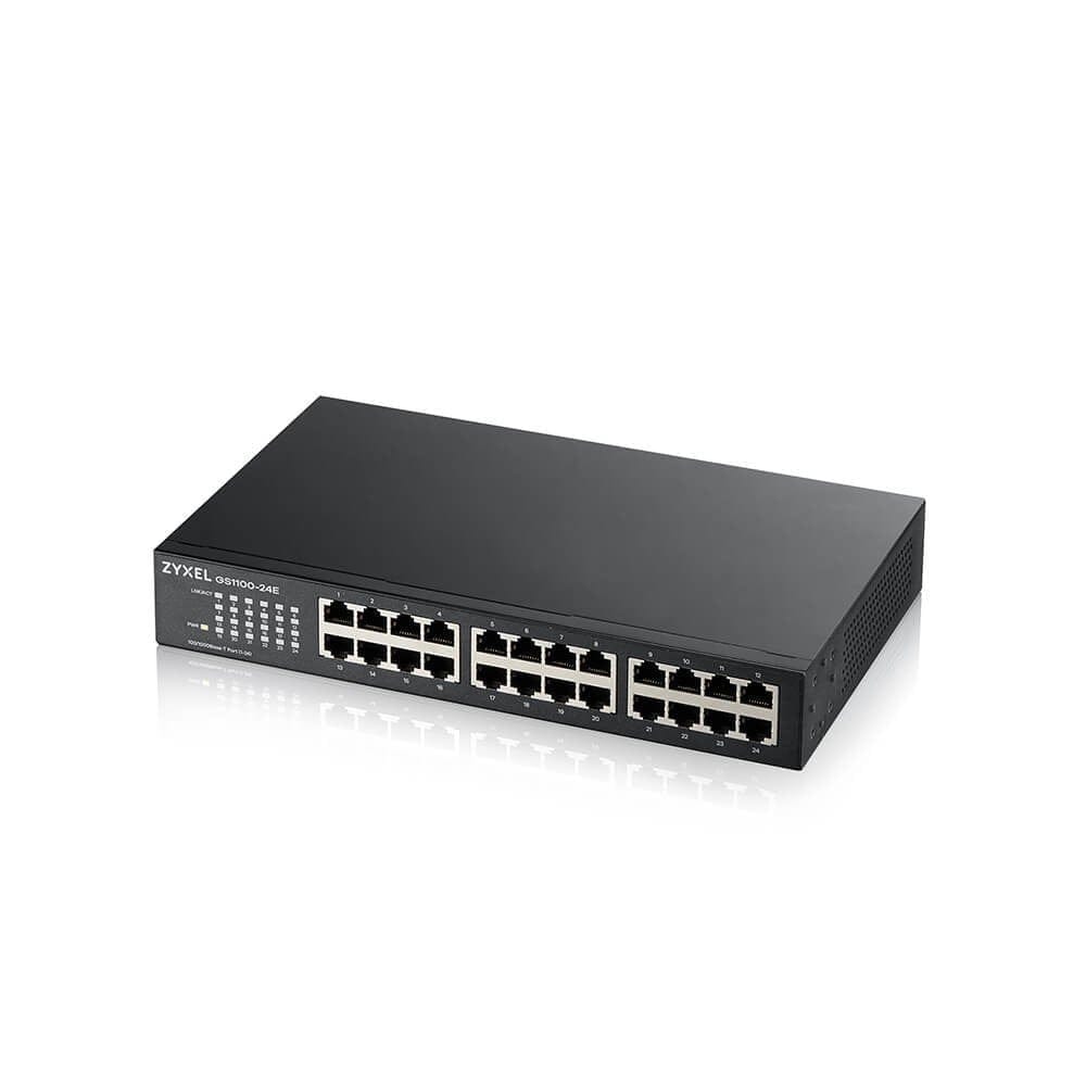 Switch ZYXEL GS1100-24E 24 Porturi Gigabit Unmanaged