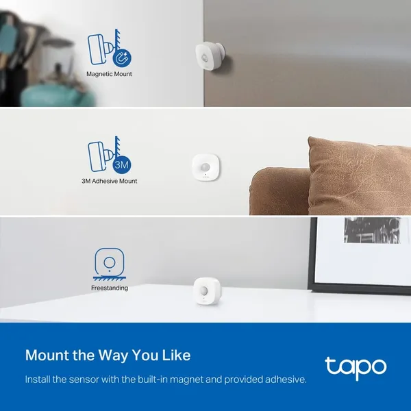 Senzor Smart de Mișcare TP-LINK Tapo T100 WiFi Alb - imagine 10