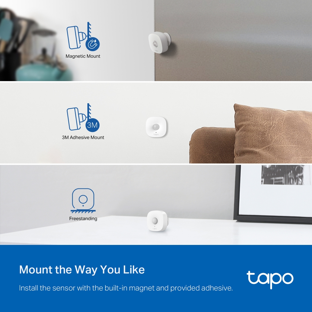 Senzor Smart de Miscare TP-LINK Tapo T100 WiFi Alb - imagine 10