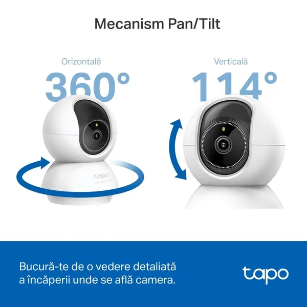Cameră Supraveghere TP-LINK Tapo C230 Pan/Tilt Wi-Fi 5MP - imagine 5