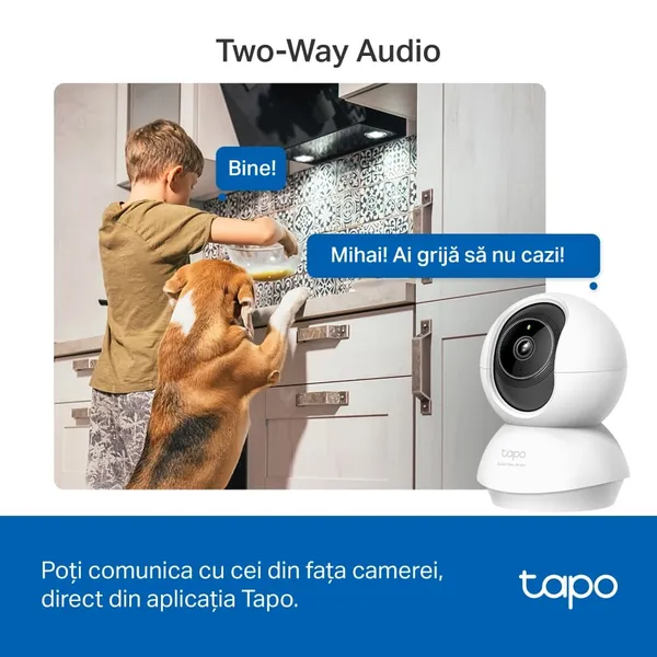 Cameră Supraveghere TP-LINK Tapo C230 Pan/Tilt Wi-Fi 5MP - imagine 6
