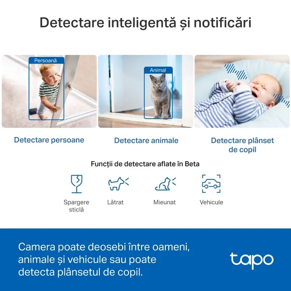 Cameră Supraveghere TP-LINK Tapo C230 Pan/Tilt Wi-Fi 5MP - imagine 7