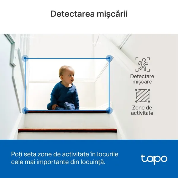 Cameră Supraveghere TP-LINK Tapo C230 Pan/Tilt Wi-Fi 5MP - imagine 8