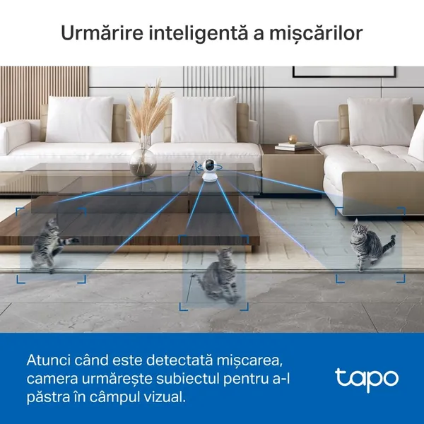 Cameră Supraveghere TP-LINK Tapo C230 Pan/Tilt Wi-Fi 5MP - imagine 9