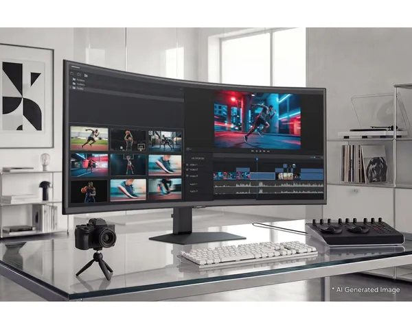 Monitor SAMSUNG LS40H850TAUXEN 40 Inch Curbat 1000R 144Hz - imagine 15