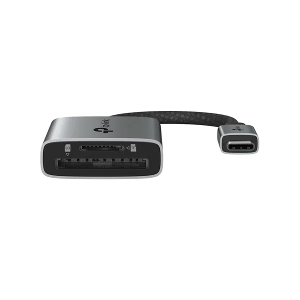 Adaptor Card Reader TP-LINK UA430C USB 3.0 SD/TF Gri - imagine 2