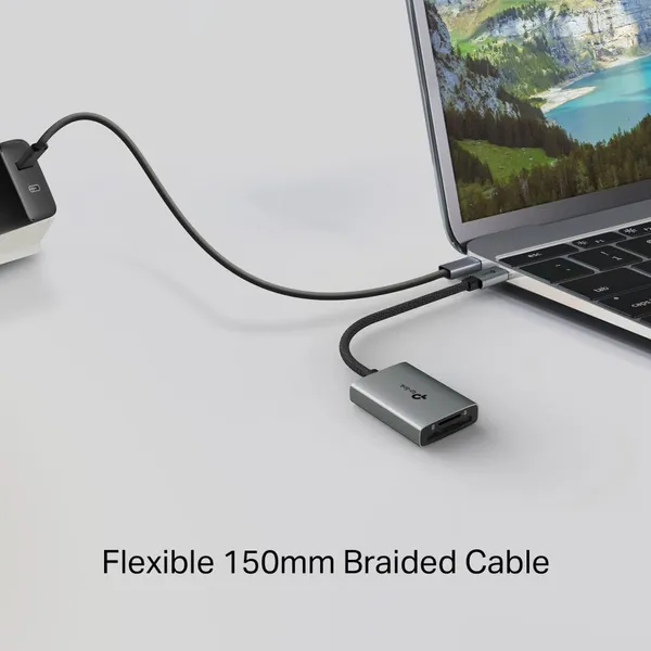 Adaptor Card Reader TP-LINK UA430C USB 3.0 SD/TF Gri - imagine 8