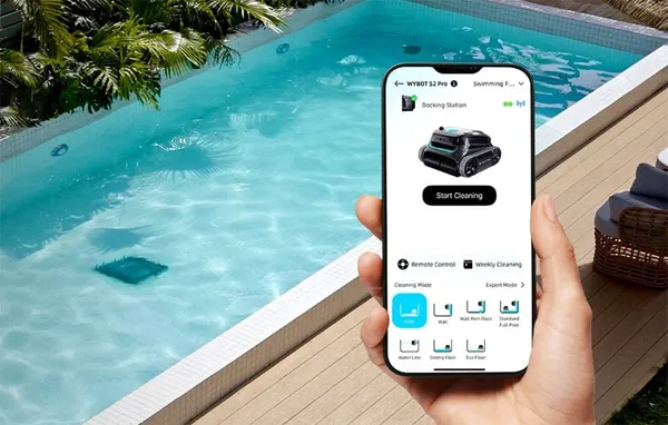 Robot de curățat piscine WYBOT S2 Pro fără fir - imagine 5